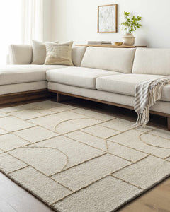 Sanaz Ivory Area Rug - Ornate Home