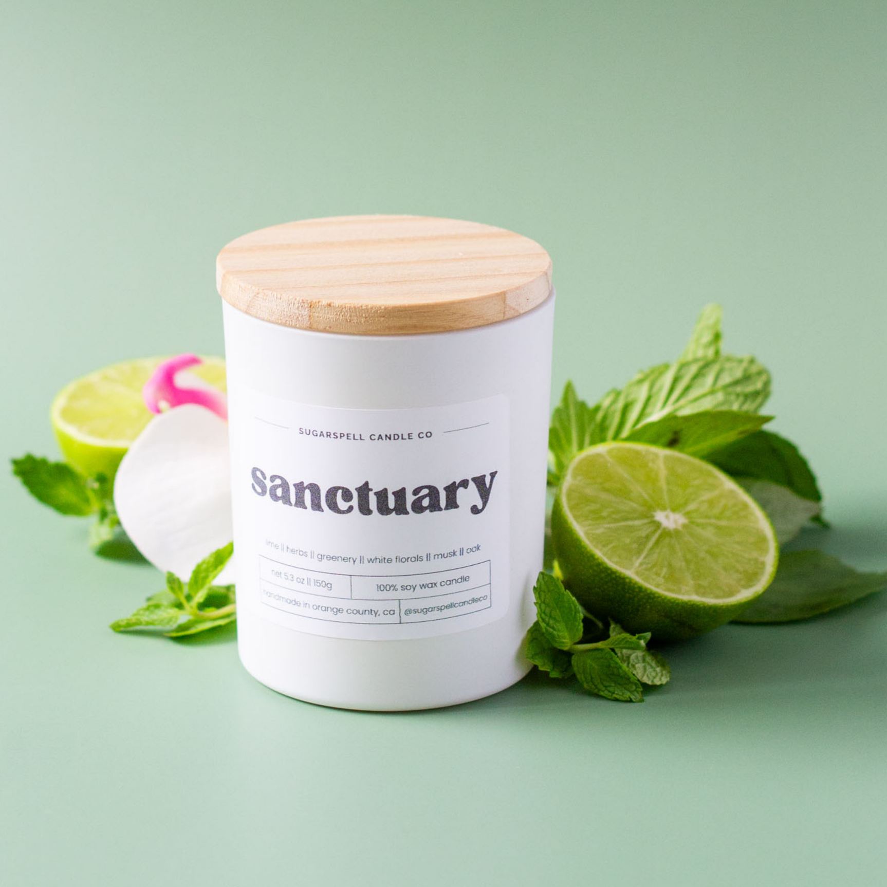 Sanctuary 5.3oz Soy Candle - Ornate Home