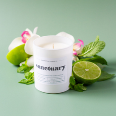 Sanctuary 5.3oz Soy Candle - Ornate Home