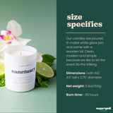 Sanctuary 5.3oz Soy Candle - Ornate Home
