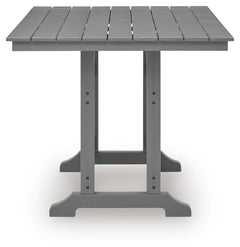 Sanctuary Beach Dark Gray Square Counter TBL w/UMB OPT - Ornate Home