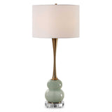 Sanctuary Green/Gray Table Lamp - Ornate Home