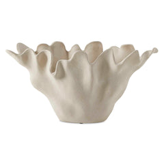 Sand Dune Brown/White Outdoor Ceramic Bowl - Ornate Home