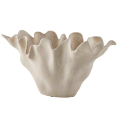 Sand Dune Brown/White Outdoor Ceramic Bowl - Ornate Home