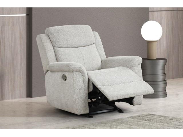 Sandbach Light Gray Glider Recliner - Ornate Home