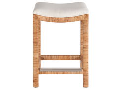 Sandbar Nomad Snow/Natural Console Stool - Ornate Home