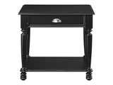 Sanders Black End Table - Ornate Home