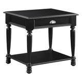 Sanders Black End Table - Ornate Home