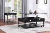 Sanders Black End Table - Ornate Home