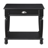 Sanders Black End Table - Ornate Home