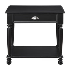 Sanders Black End Table - Ornate Home