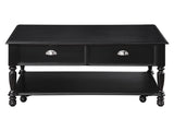 Sanders Black Lift Top Cocktail Table - Ornate Home