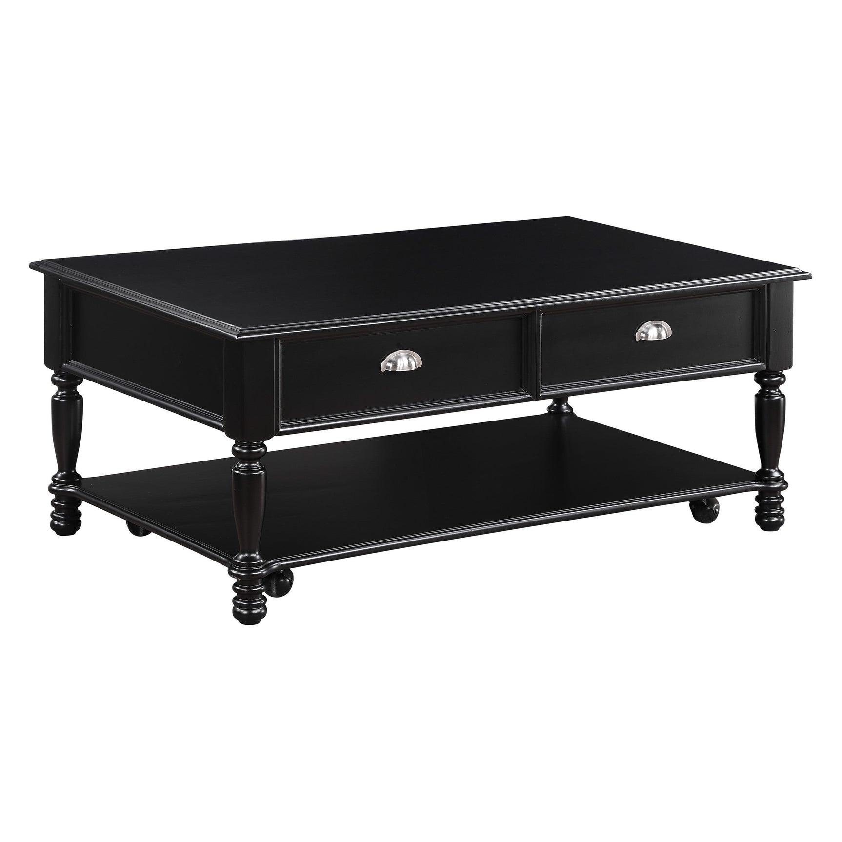 Sanders Black Lift Top Cocktail Table - Ornate Home