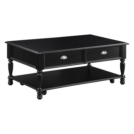 Sanders Black Lift Top Cocktail Table - Ornate Home