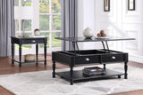 Sanders Black Lift Top Cocktail Table - Ornate Home