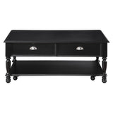 Sanders Black Lift Top Cocktail Table - Ornate Home