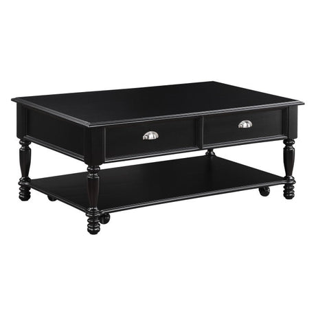 Sanders Black Lift Top Cocktail Table - Ornate Home