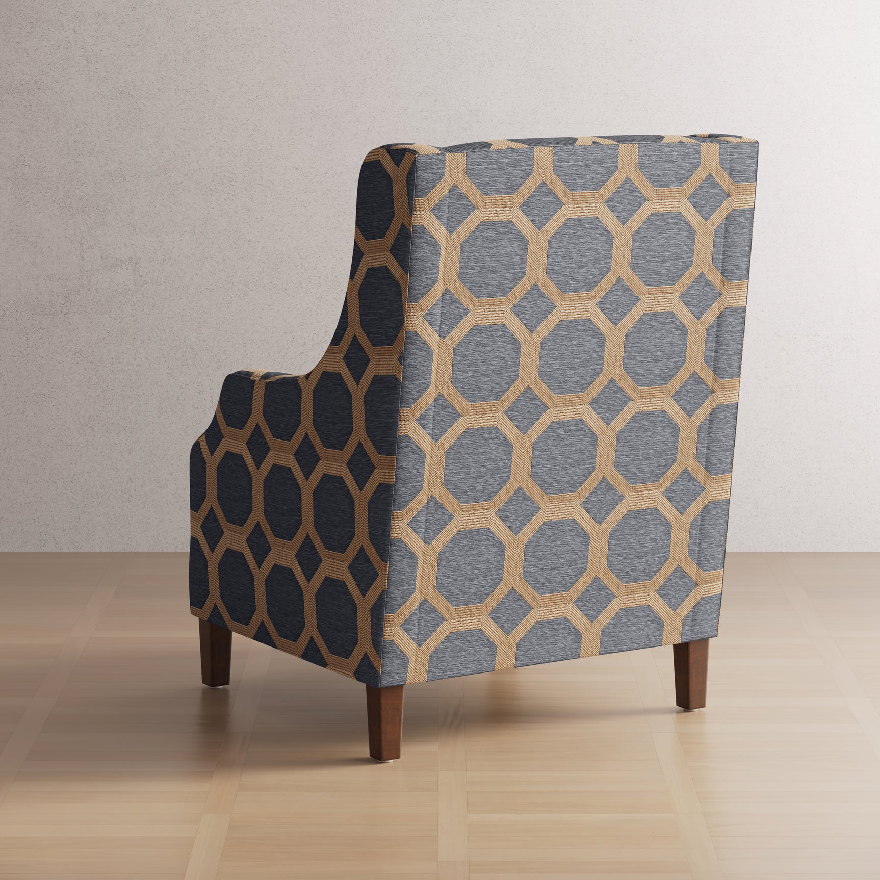 Sanders Grey Accent Chair - Ornate Home