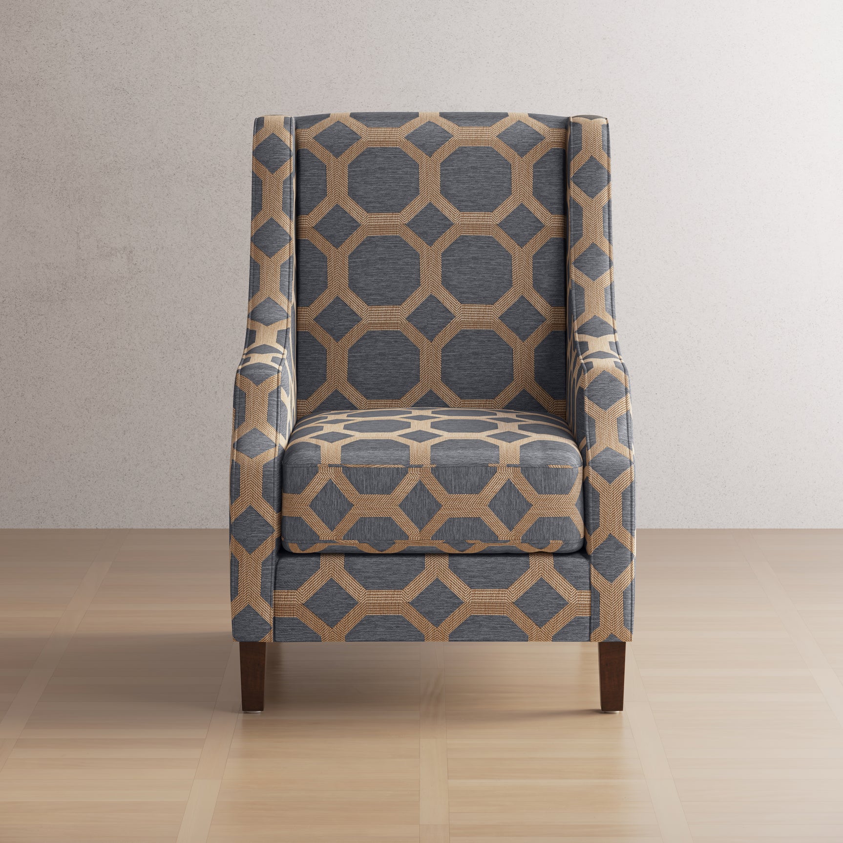 Sanders Grey Accent Chair - Ornate Home