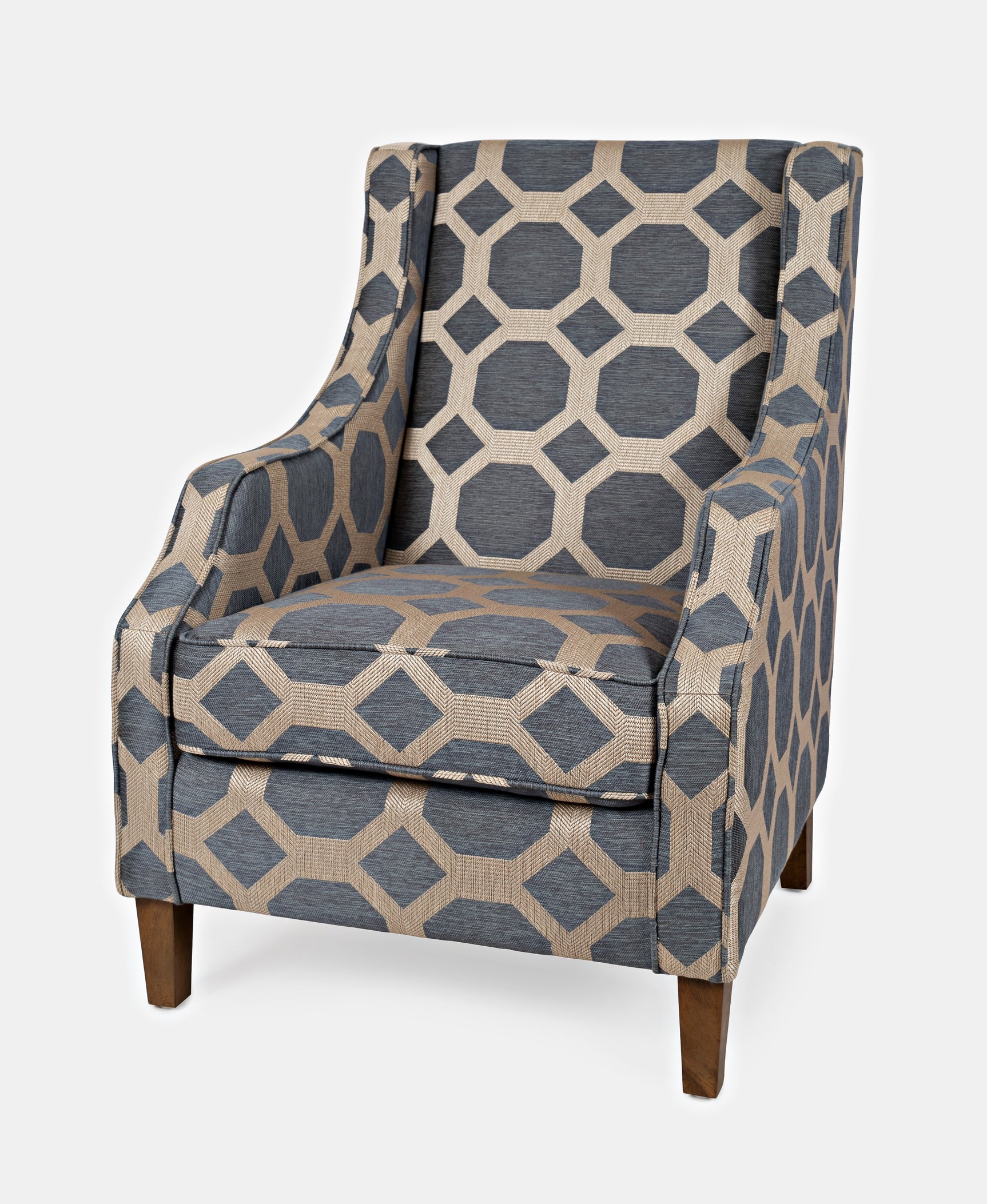 Sanders Grey Accent Chair - Ornate Home
