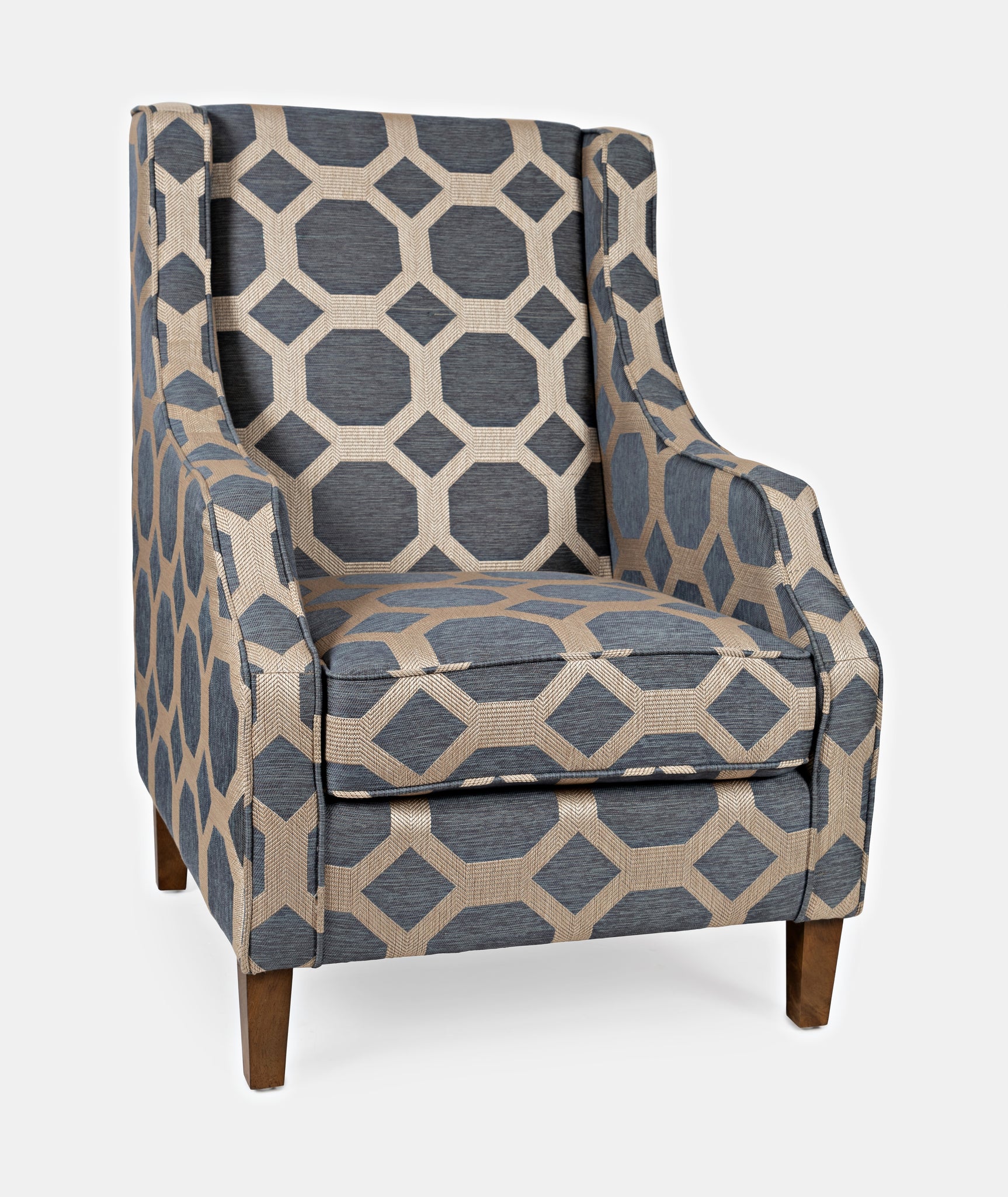 Sanders Grey Accent Chair - Ornate Home