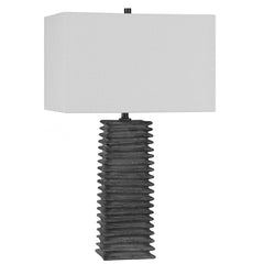 Sanderson Metallic Charcoal Table Lamp - Ornate Home