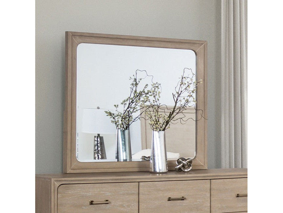 Sandnes Light Oak Mirror - Ornate Home