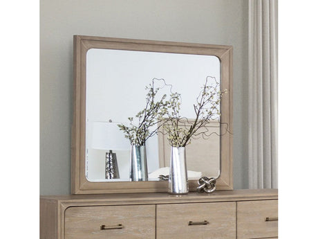 Sandnes Light Oak Mirror - Ornate Home