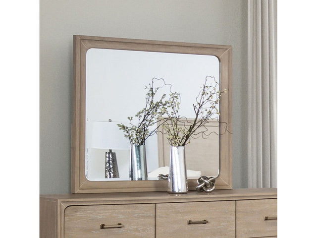 Sandnes Light Oak Mirror - Ornate Home