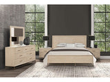 Sandnes Light Oak Queen 5 Piece Bedroom Set w/2 Nightstands - Ornate Home