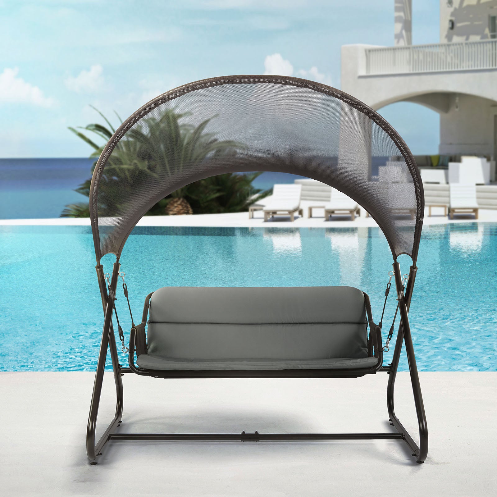 Sandor Black Outdoor Chair - Ornate Home