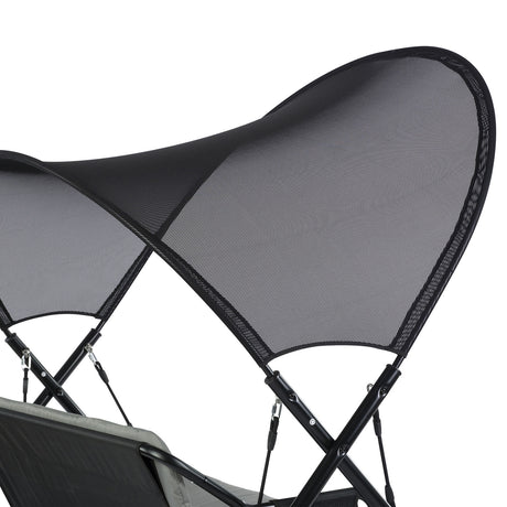 Sandor Black Outdoor Chair - Ornate Home