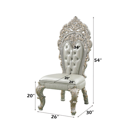 Sandoval Champagne Side Chair (Set of 2) - Ornate Home
