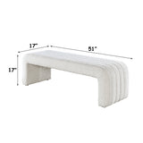Sandro Beige Bench - Ornate Home