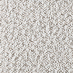 Sandro White Boucle / Walnut Finish Eastern King Bed - Ornate Home