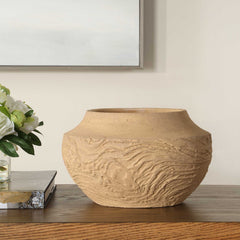 Sandstone Flow Terracotta Small Vase - Ornate Home