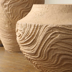 Sandstone Flow Terracotta Small Vase - Ornate Home