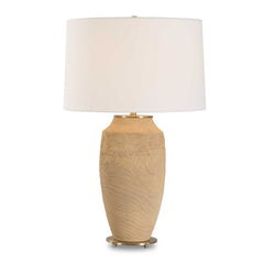 Sandstone Flow Terracotta Table Lamp - Ornate Home