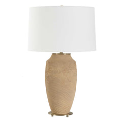 Sandstone Flow Terracotta Table Lamp - Ornate Home