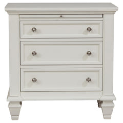 Sandy Beach Cream White 4-piece Eastern King Bedroom Set - Ornate Home