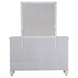 Sandy Beach Cream White Dresser and Mirror - Ornate Home