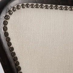 Sandy Black/Brown Wing Back Armchair - Ornate Home