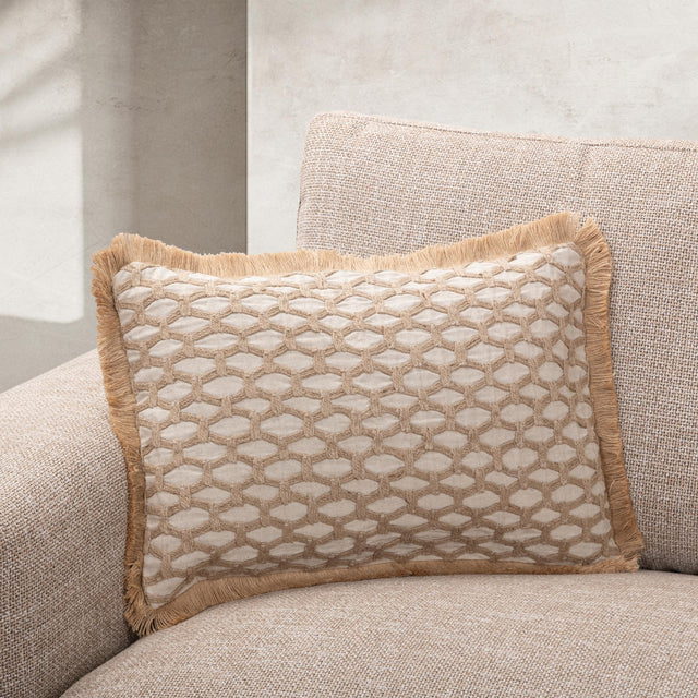 Sandy Cove Natural 14"x20" Throw Pillow (Set of 2)
