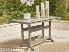 Sandy Dune Medium Brown Outdoor Counter Height Dining Table - Ornate Home