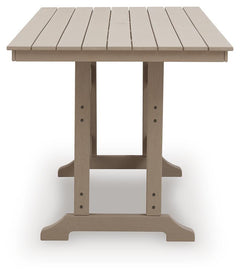 Sandy Dune Medium Brown Outdoor Counter Height Dining Table - Ornate Home