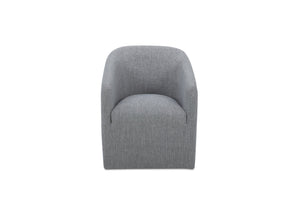 Sandy Grey Rolling Dining Chair - Ornate Home