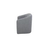 Sandy Grey Rolling Dining Chair - Ornate Home