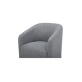 Sandy Grey Rolling Dining Chair - Ornate Home