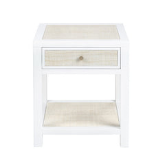 Sandy Shores White/Cream End Table - Ornate Home
