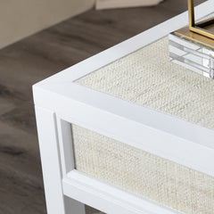 Sandy Shores White/Cream End Table - Ornate Home